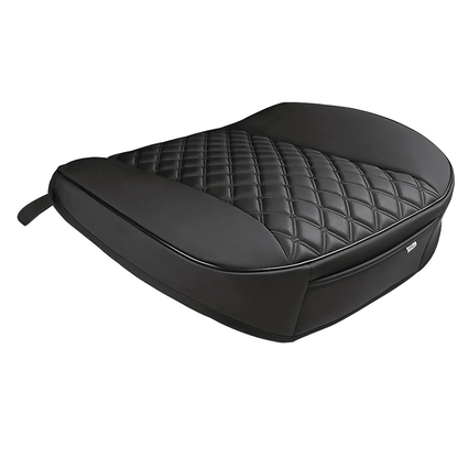 Husă Auto Universală 51 x 52 cm, Anti-Alunecare, Piele PU Matlasată, Design Elegant cu Buzunar de Depozitare, Negru.