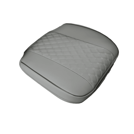 Husă Auto Universală 51 x 52 cm, Anti-Alunecare, Piele PU Matlasată, Design Elegant cu Buzunar de Depozitare, Gri