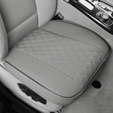 Husă Auto Universală 51 x 52 cm, Anti-Alunecare, Piele PU Matlasată, Design Elegant cu Buzunar de Depozitare, Gri