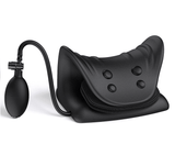 Perna Relaxantă pentru Gât și Umeri, Reglabilă cu Pernă de Aer, Masaj și Tracțiune Cervicală, Neagră