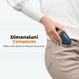 Set 2 Încălzitoare de Mâini Slim, Magnetice și Reîncărcabile, cu 3 Setări de Căldură, Electrice și Portabile, Albastru