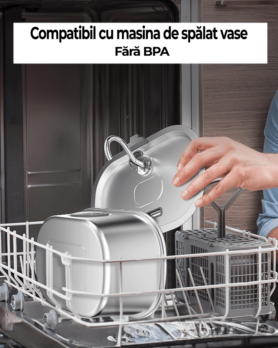 Dispenser Apă Automat pentru Pisici și Câini, 3.2L, Oțel Inoxidabil 304, Filtrare Multiplă, Ultra-Silențios, Argintiu