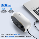 Dozator Săpun Lichid cu Spumă, Senzor Mișcare, Fără Atingere, 500 ml, Prindere pe Perete, Alb