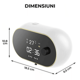 Dozator Săpun Lichid cu Spumă, Senzor Mișcare, Fără Atingere, 500 ml, Prindere pe Perete, Alb