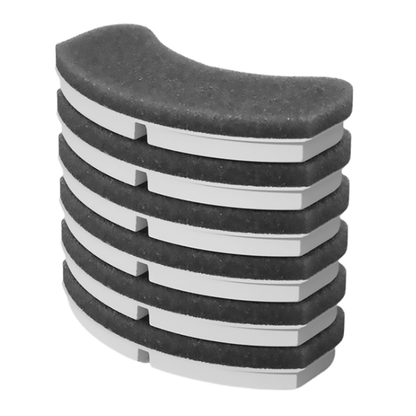 Set 6 Filtre de Rezervă pentru Dispenser Apă Elindor WF010, Purificare cu Carbon Activ, Elimină Impurități și Fire de Păr