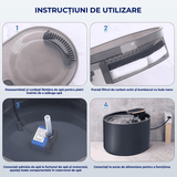 Set 6 Filtre de Rezervă pentru Dispenser Apă Elindor WF010, Purificare cu Carbon Activ, Elimină Impurități și Fire de Păr