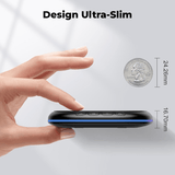 Mouse Jiggler Slim, Nedetectabil, Silentios, Timer, Buton ON-OFF, Fără Driver, Lumina Ambientală, Negru