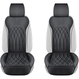Set 2 Huse Impermeabile pentru Scaune Auto, cu Buzunar și Pernuțe pentru Centura de Siguranță, Negru