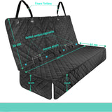 Husă Auto Universala pentru Protecție și Transport Animale, Impermeabilă, Antialunecare, 125 cm, Neagră.