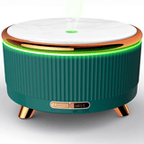 Difuzor de Ulei Esențial și Umidificator de Aer, 500 ml, 7 Culori Ambientale, Textură de Marmură, Verde
