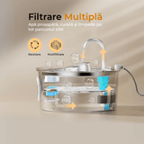 Dispenser apă automat, Inox 304, 3.2L, Argintiu