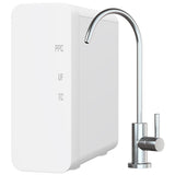 Filtru Apă Potabilă Sub Chiuvetă GX99 UF Compact, 0.01 Microni, 4.5 l/min, 4 Trepte, Baterie Inclusă, Alb