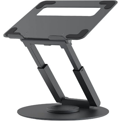 Suport Laptop Ergonomic Reglabil 360°, Portabil, Universal, Pliabil, Silicon Antiderapant, Gri D031