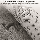 Covor Baie HOME, Spumă cu Memorie, Absorbant, Antiderapant, 50×80 cm, Alb