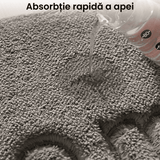 Covor Baie HOME, Spumă cu Memorie, Absorbant, Antiderapant, 50×80 cm, Alb