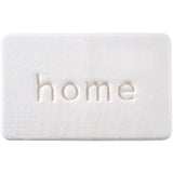 Covor Baie HOME, Spumă cu Memorie, Absorbant, Antiderapant, 50×80 cm, Alb