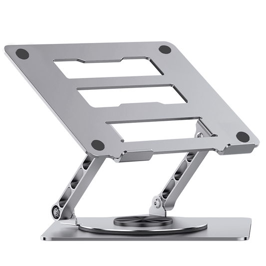 Suport Laptop Ergonomic Reglabil 360°, Pliabil, Antiderapant, Gri D031