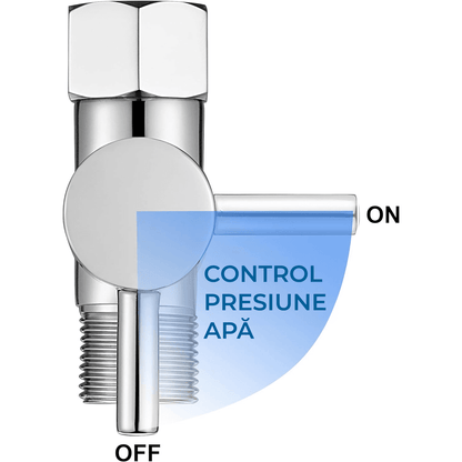 Supapă pentru Bideu cu Închidere, Adaptor T pentru Bidet 1/2” și Adaptor Extra 3/8