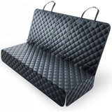 Husă scaun auto pentru animale, universală, impermeabilă și antialunecare, 125 cm, pentru câini și pisici, neagră.