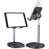 Suport Universal Birou pentru Telefon/Tabletă, Reglabil, Anti-Alunecare, Ergonomic, 4-10 inch, Negru