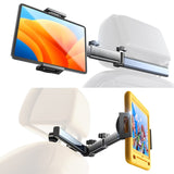 Suport auto pentru tabletă și telefon, 4.7-11 inch, cu braț extensibil și rotație 360°, ideal pentru copii și adulți, Negru.