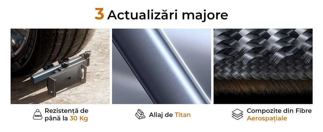 Suport auto pentru tabletă și telefon, 4.7-11 inch, cu braț extensibil și rotație 360°, ideal pentru copii și adulți, Negru.