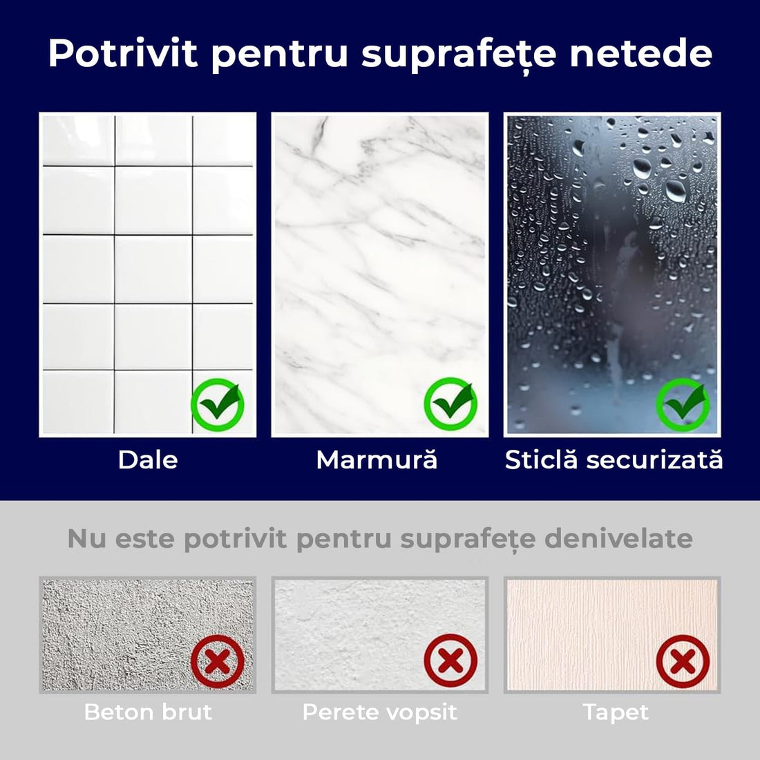 Raft pentru Duș și Organizator de Baie, Set de 2 Rafturi cu Prindere Adezivă, Ideal pentru Depozitare în Bucătărie și Baie, Negru