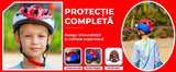 Set Protectie Pentru Copii 7 in 1, Casca cu Marime Reglabila, Genunchiere, Cotiere si Aparatori Incheieturi, Multicolor, 3-8 ani, Marimea S, Spiderman