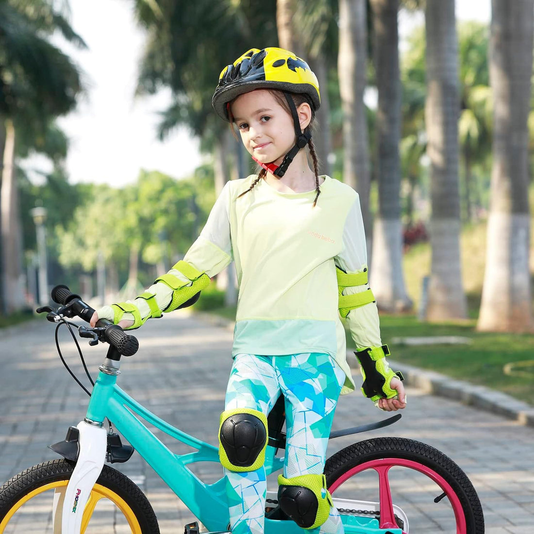 Set Protectie Pentru Copii 7 in 1, Casca cu Marime Reglabila, Genunchiere, Cotiere si Aparatori Incheieturi, Multicolor, 3-8 ani, Batman, Marimea XS, Galben