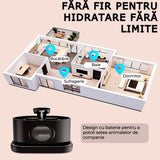 Dispenser wireless apă 2.8L, filtrare carbon activ, 2 moduri de flux, negru