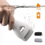 Pilă electrică talpi și călcâie, LED, 3 role, USB, impermeabilă, alb