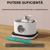 Dispenser Wireless Apa Tip Fantana Pentru Pisici Si Caini, Cu Purificare Si Filtrare Prin Carbune Activ, Silentios, 2.8 L, 2 Moduri De Flux, Alb