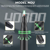 Freza Unghii Profesionala, Pila Electrica Pentru Manichiura-Pedichiura, 40.000 RPM, 7 Capete Pentru Pila, Ecran LCD, Design Ergonomic, Negru