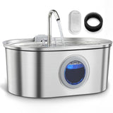 Dispenser automat apă 3.2L, oțel inoxidabil, sistem filtrare, ultra-silențios, argintiu