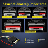 Banda de Lumini LED pentru Masina, Montaj Exterior, Pentru Hayon, cu 5 Moduri de Functionare Sincronizate cu Comenzile Masinii, Rezistent la Apa IP67, 264 LED-uri in Doua Randuri, Potrivit la Orice Conditii de Mediu