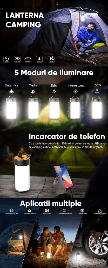 lanterna camping