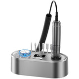 Freza Electrică Avansată Elindor pentru Unghii, 40000 RPM, 7 Capete Incluse, Ecran LCD, Gri