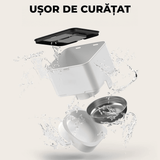 Hranitor automat pentru câini și pisici, 4L, control porții și intervale, alb
