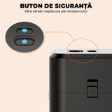 Hranitor automat pentru câini și pisici, 2L, control porții și intervale, negru