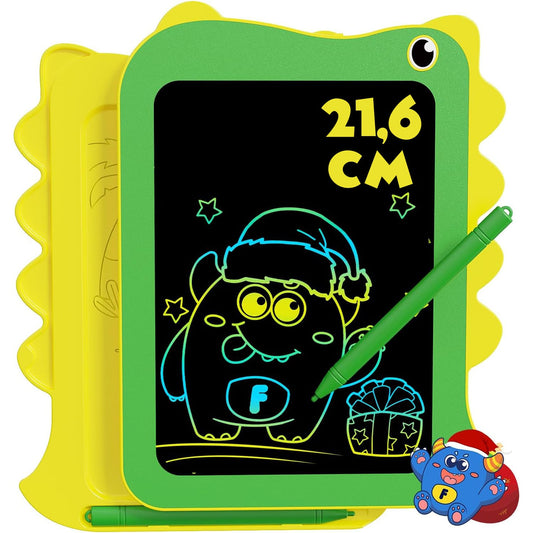 Tabletă LCD pentru Copii Elindor®, 8.5 Inch, pentru Desenat și Scris, Verde