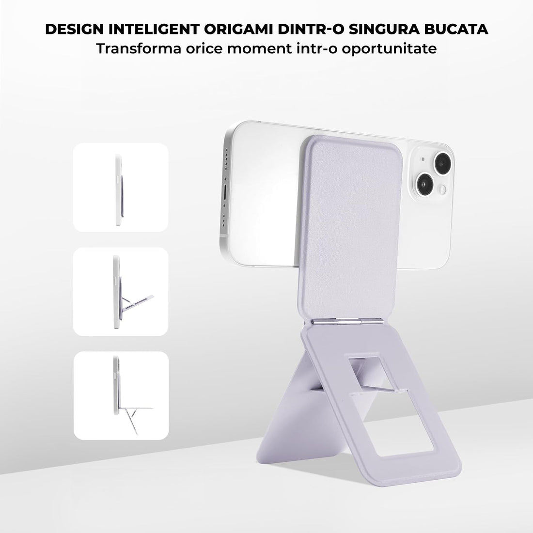 Suport Telefon Elindor®,Trepied Reglabil MagSafe, Gri