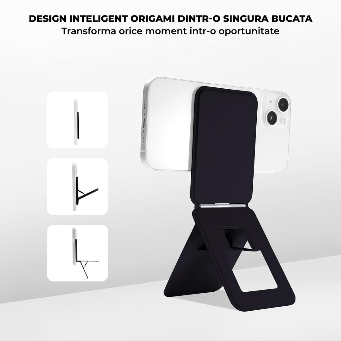 Suport Telefon Elindor®,Trepied Reglabil MagSafe, Negru