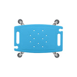 Scaun Compact Elindor® pentru Dus si Cada, Stabil si Usor de Asamblat cu Inaltime Reglabila, Sistem Antialunecare, Albastru