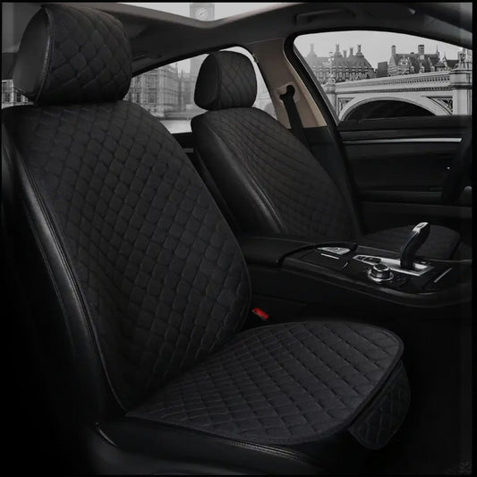 Set 5 Huse Auto Universale Elindor®, Piele Ecologica, Material Respirabil, Protectie Scaune Fata/Spate, Compatibile cu Logan, Golf, CR-V, Camry, Sportage, Instalare Usoara, Accesorii Interior Masina, Negru