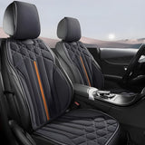 Husa Auto pentru Scaunul din Fata Elindor®, Material din Suede Respirabil, Protectie Scaune Fata, Compatibile cu Logan, VW Golf, Renault, Skoda, Instalare Usoara, Accesorii Interior Huse Masina, Universale, Negru