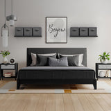 Set 6 Cutii Depozitare Elindor® Pliabile, Tip Sertar, Organizator pentru Dormitor Studentesc, Organizatoare pentru Dulap, Cutie Organizare, Cos Multifunctional, Separator Haine, Paturi, Jucarii, Pentru Dormitor, Living, 26.5 x 26.5 x 28 cm, Gri