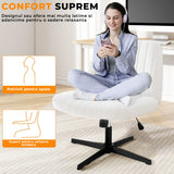 Scaun Birou Elindor®, Modern, Reglabil, Alb