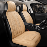 Husă scaune auto din piele PU, universale, pentru scaunele din față, antialunecare, design modern