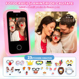 Telefon de Jucărie Elindor® pentru Copii - Roz, cu Funcții Educative