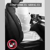 Husa Scaun Auto Premium Elindor® Universala, pentru Protectie Sezut Scaune, Ofera Protectie Pentru Bancheta Fata, Antialunecare, Piele PU, Material Respirabil, Buzunar Depozitare, Accesorii Masina Huse Interior 57x42 cm, Gri